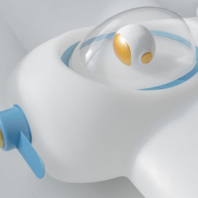 Luz de techo semi empotrada LED de resina y acero al carbono para dormitorio, avión creativo contemporáneo para niños 