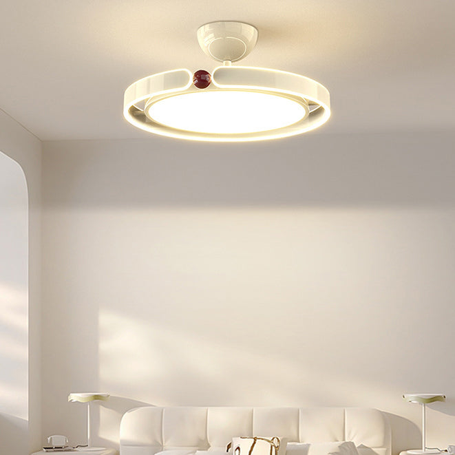 Luz de techo LED de montaje semi empotrado de aluminio acrílico de hierro redondo minimalista moderno para dormitorio 