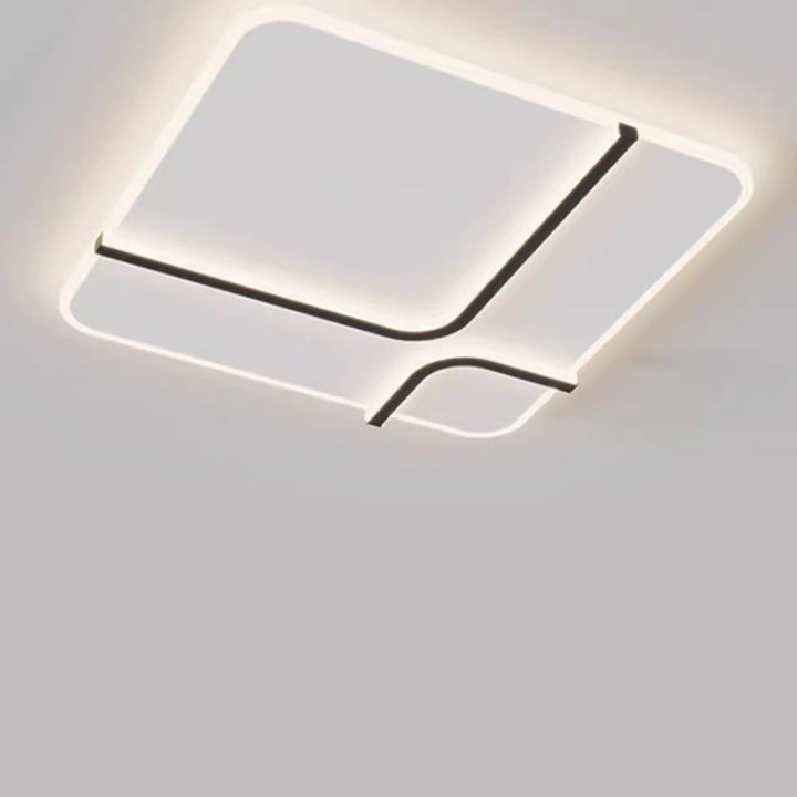 Plafonnier LED en fer rond acrylique aluminium à modernité simple pour chambre 