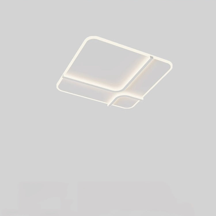 Plafonnier LED en fer rond acrylique aluminium à modernité simple pour chambre 