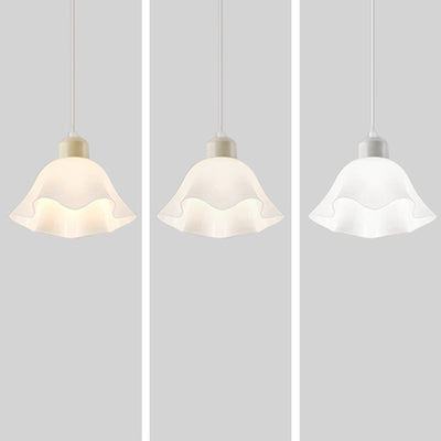 Contemporary Nordic Flower Iron Resin 3-Light Chandelier Island Light For Dining Room