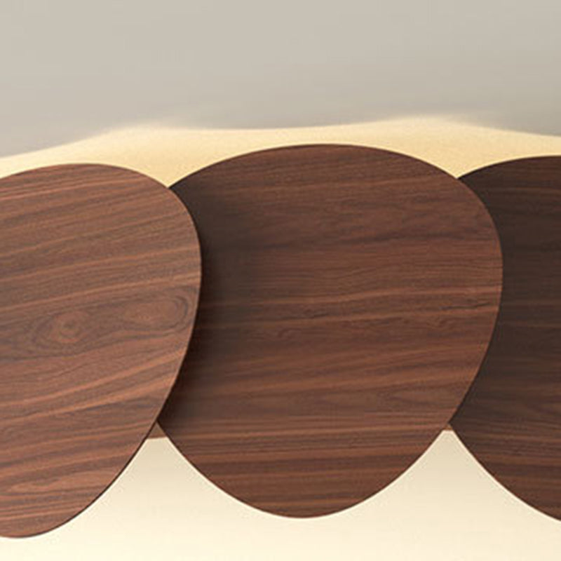Moderne Mid-Century Runde Eisen Acryl LED Deckenleuchte für das Schlafzimmer 
