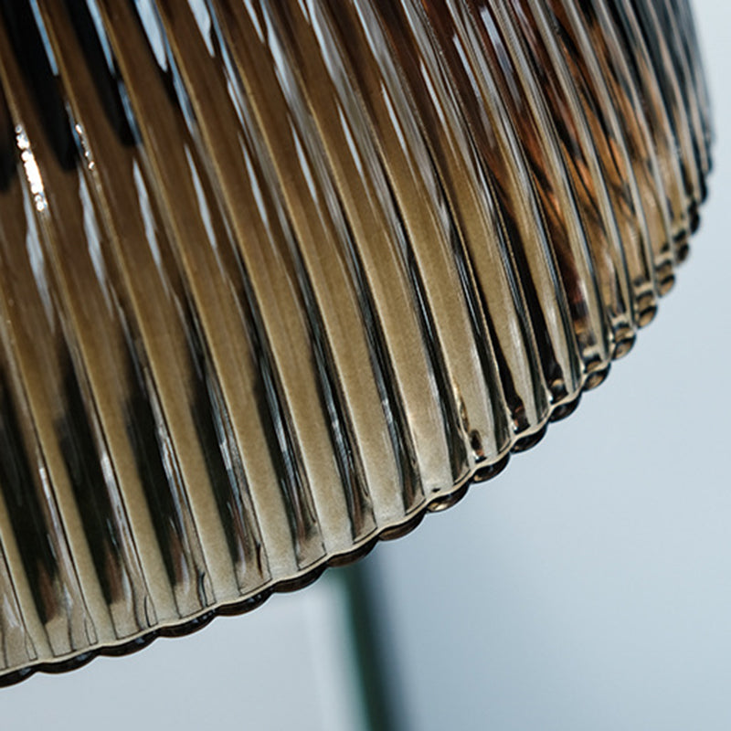 Contemporary Nordic Dome Metal Glass 2-Light Pendant Light For Bedroom