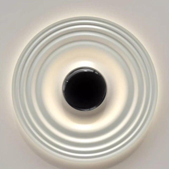 Contemporary Nordic Round Metal Plastic LED Flush Mount Ceiling Light For Bedroom