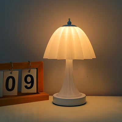 Lampe de table LED en PLA à dôme minimaliste moderne en fer pour chambre 