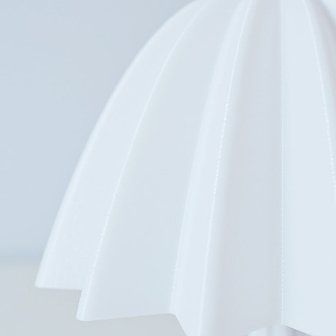 Lampe de table LED en PLA à dôme minimaliste moderne en fer pour chambre 