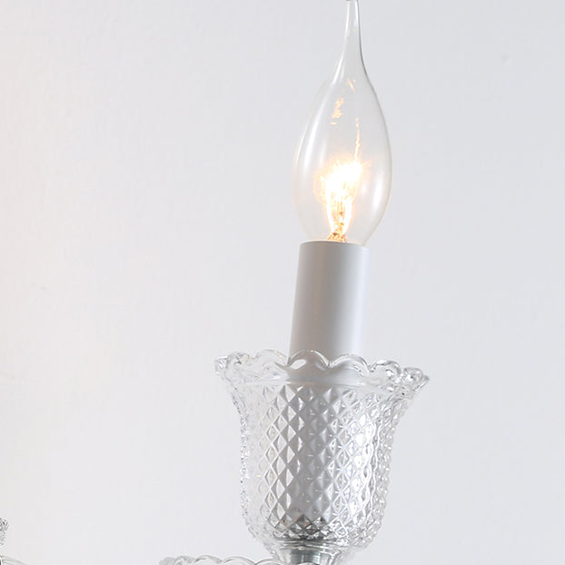 Moderna Lámpara de Pared de 1 Luz de Cristal de Acero Inoxidable de Lujo para Pasillo 