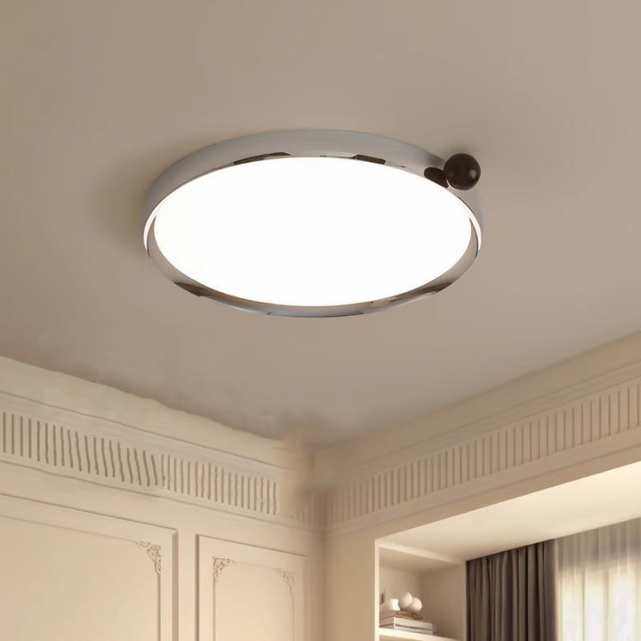 Traditionelle französische runde Aluminium-Eisen-LED-Deckenleuchte für das Schlafzimmer 