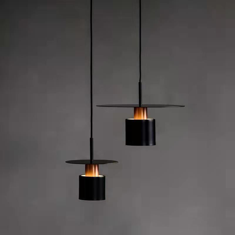 Moderne Einfachheit Fliegende Untertasse Zylinder Eisen 1-Licht Pendelleuchte Für Schlafzimmer 