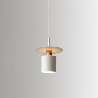 Moderne Einfachheit Fliegende Untertasse Zylinder Eisen 1-Licht Pendelleuchte Für Schlafzimmer 
