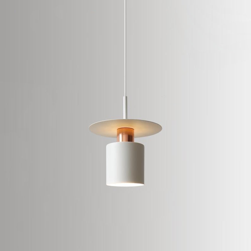 Moderne Einfachheit Fliegende Untertasse Zylinder Eisen 1-Licht Pendelleuchte Für Schlafzimmer 