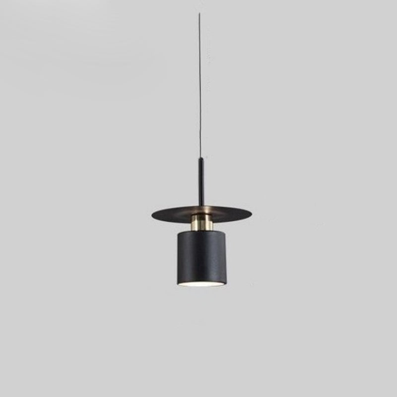 Moderne Einfachheit Fliegende Untertasse Zylinder Eisen 1-Licht Pendelleuchte Für Schlafzimmer 
