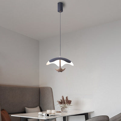 Zeitgenössische nordische Kuppel Aluminium Eisen Acryl LED Pendelleuchte für das Schlafzimmer 