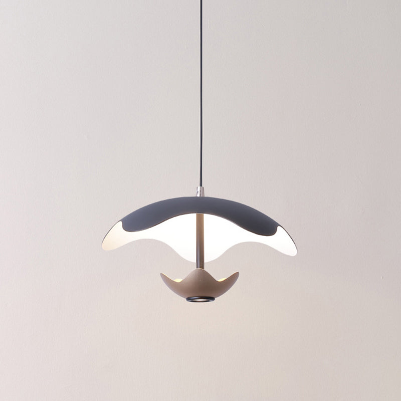 Zeitgenössische nordische Kuppel Aluminium Eisen Acryl LED Pendelleuchte für das Schlafzimmer 