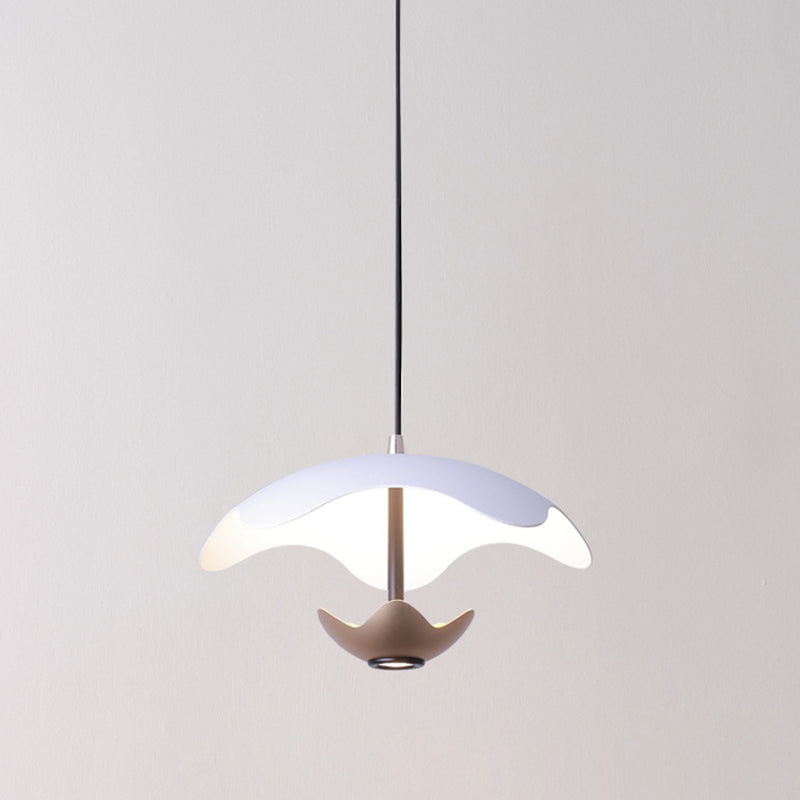 Zeitgenössische nordische Kuppel Aluminium Eisen Acryl LED Pendelleuchte für das Schlafzimmer 