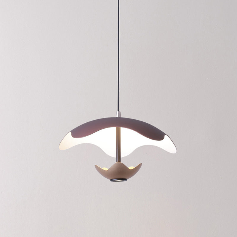 Zeitgenössische nordische Kuppel Aluminium Eisen Acryl LED Pendelleuchte für das Schlafzimmer 
