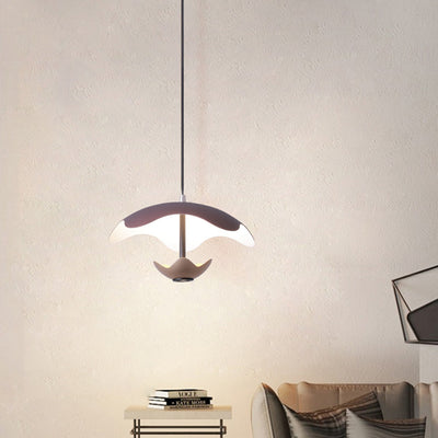 Zeitgenössische nordische Kuppel Aluminium Eisen Acryl LED Pendelleuchte für das Schlafzimmer 