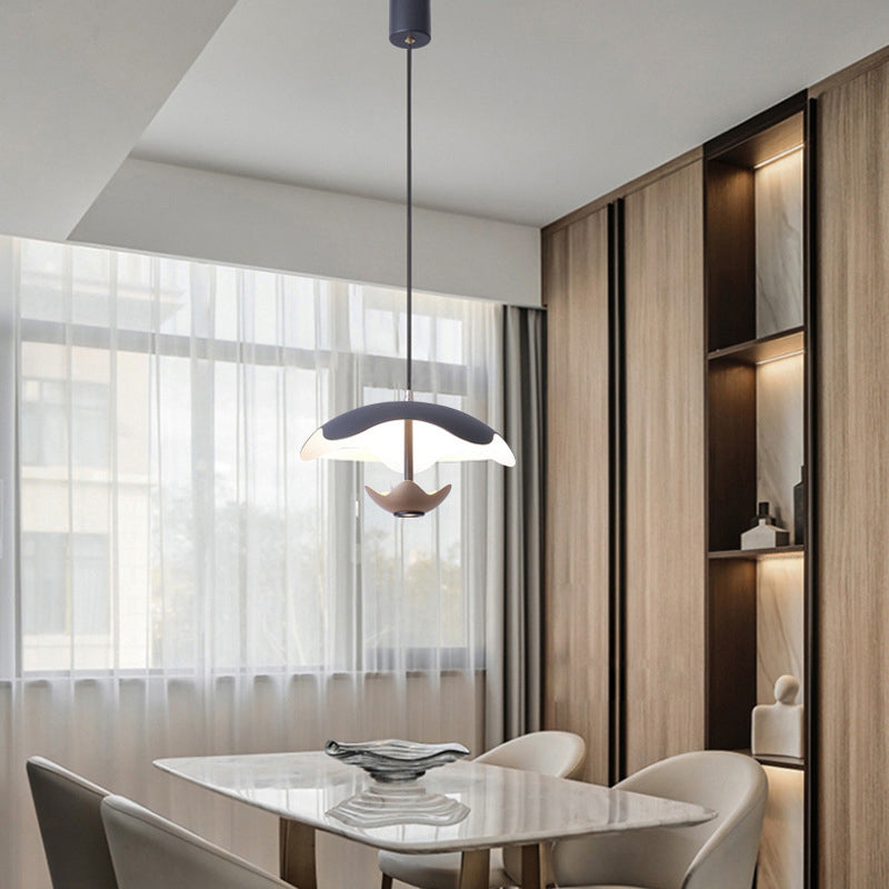 Zeitgenössische nordische Kuppel Aluminium Eisen Acryl LED Pendelleuchte für das Schlafzimmer 