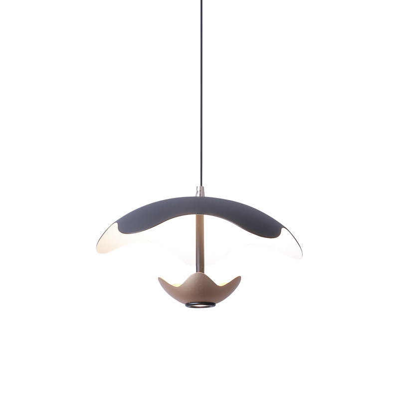 Zeitgenössische nordische Kuppel Aluminium Eisen Acryl LED Pendelleuchte für das Schlafzimmer 