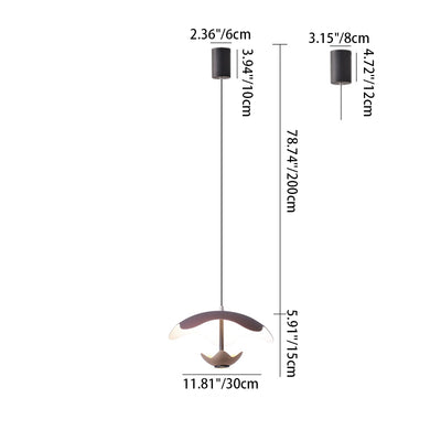 Zeitgenössische nordische Kuppel Aluminium Eisen Acryl LED Pendelleuchte für das Schlafzimmer 