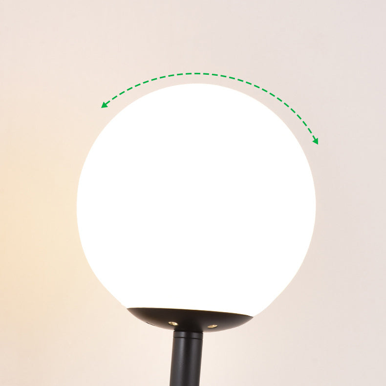 Traditionelle französische Globus Eisen Glas 1-Licht Wandleuchte für Schlafzimmer 