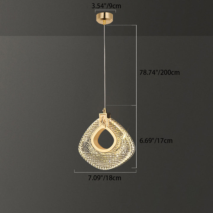 Lustre LED en acrylique métal aluminium diamant de luxe moderne pour chambre 