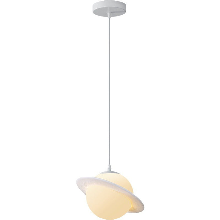 Suspension LED en verre résine acier au carbone créatif contemporain pour chambre 