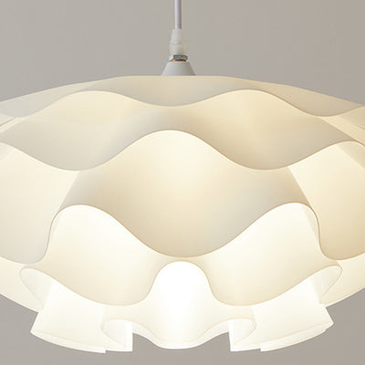 Esfera de flores creativa contemporánea de hierro acrílico con 1 luz colgante para dormitorio 