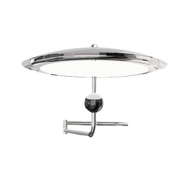 Moderne Einfachheit Fliegende Untertasse Metall Acryl LED Wandleuchte für Schlafzimmer 