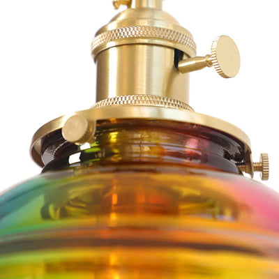 Lampe de table contemporaine créative en résine goutte d'eau et métal cuivre à 1 lumière pour chambre 