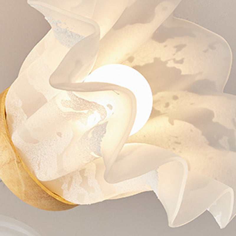 Moderne nordische Glockenblume Kronleuchter aus Eisen, Holz &amp; Acryl – 3/6/8 Lichter für das Wohnzimmer 