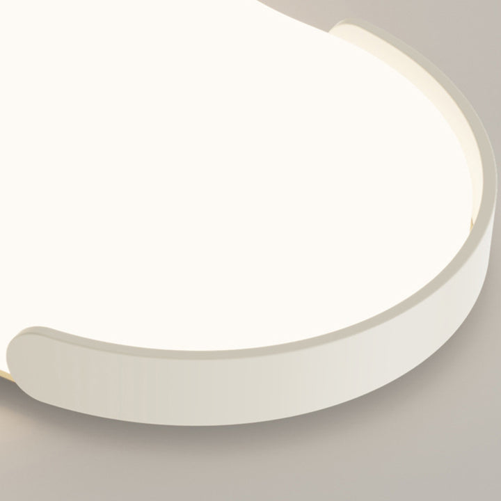 Minimalistische LED-Deckenleuchte in Wolkenform – 3-teiliges Design aus Acryl und Eisen für das Schlafzimmer 