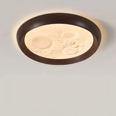 Lumière de plafond LED ronde en PVC fer pour chambre à coucher, style traditionnel chinois 