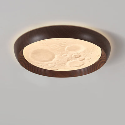 Lumière de plafond LED ronde en PVC fer pour chambre à coucher, style traditionnel chinois 