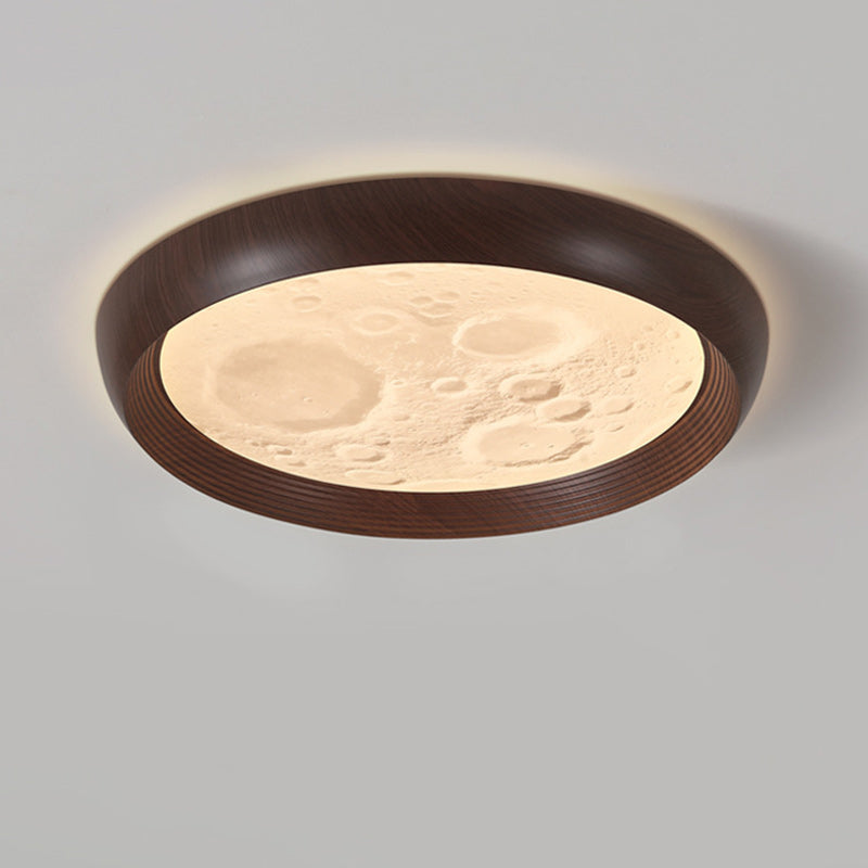 Lumière de plafond LED ronde en PVC fer pour chambre à coucher, style traditionnel chinois 