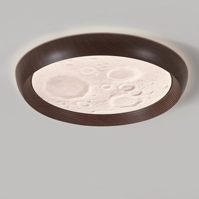 Lumière de plafond LED ronde en PVC fer pour chambre à coucher, style traditionnel chinois 