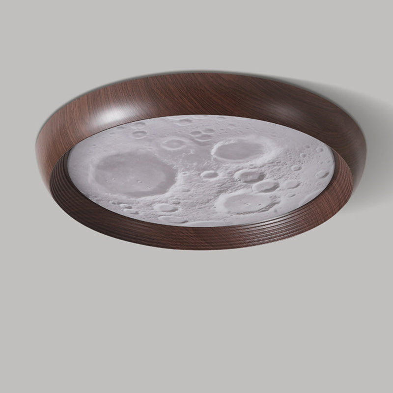 Lumière de plafond LED ronde en PVC fer pour chambre à coucher, style traditionnel chinois 