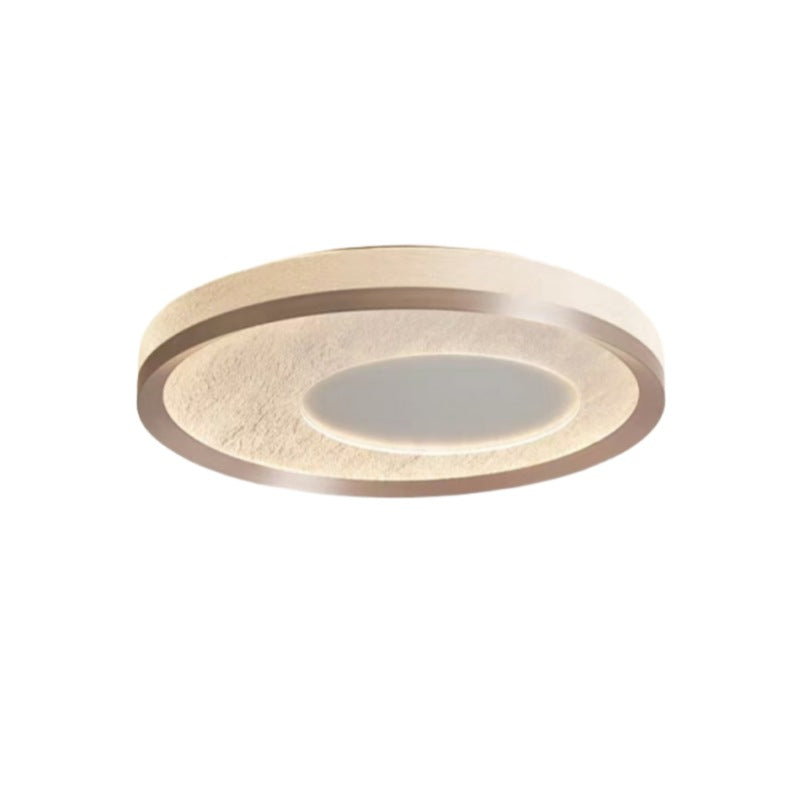 Modern Simplicity Circular Iron Aluminum Acrylic LED Flush Mount Ceiling Light For Bedroom