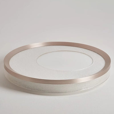 Modern Simplicity Circular Iron Aluminum Acrylic LED Flush Mount Ceiling Light For Bedroom