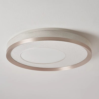 Modern Simplicity Circular Iron Aluminum Acrylic LED Flush Mount Ceiling Light For Bedroom