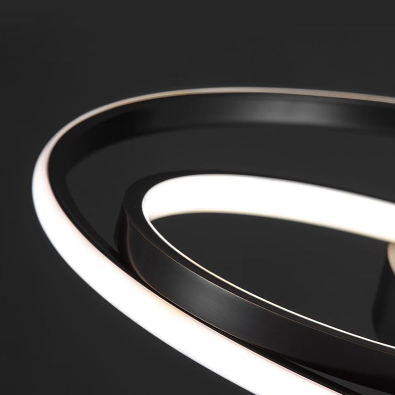 Luz de techo LED montada al ras de acrílico de cobre moderno de lujo para dormitorio 