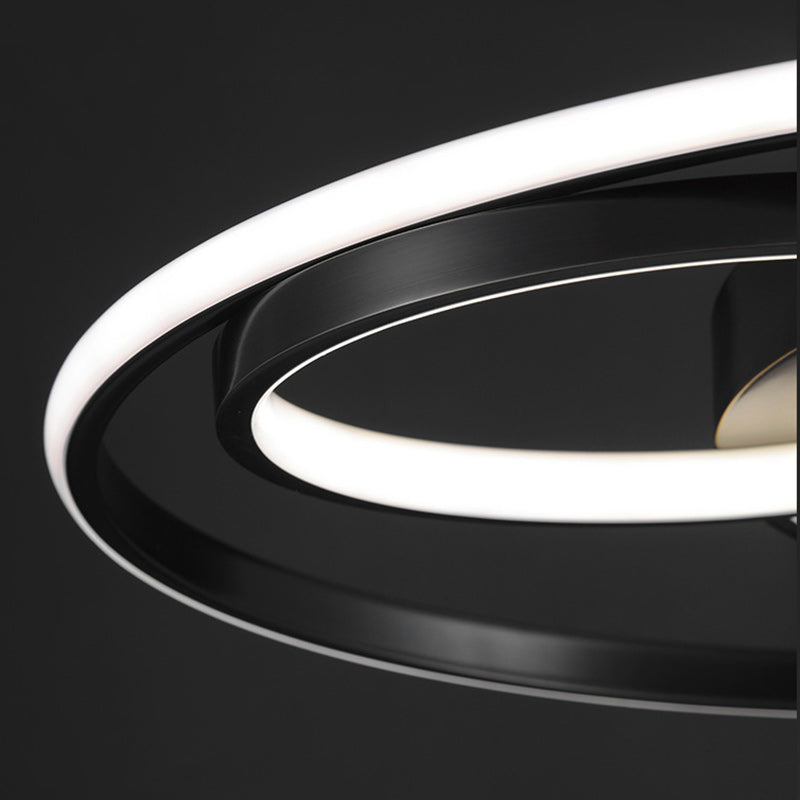 Luz de techo LED montada al ras de acrílico de cobre moderno de lujo para dormitorio 