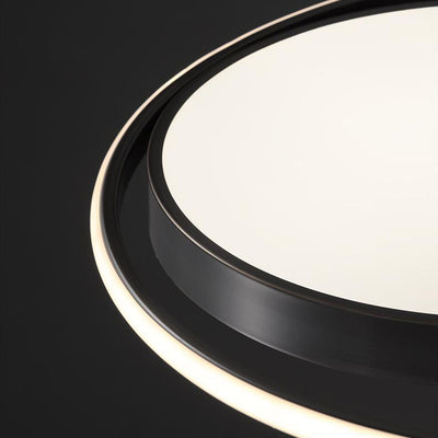 Luz de techo LED montada al ras de acrílico de cobre moderno de lujo para dormitorio 
