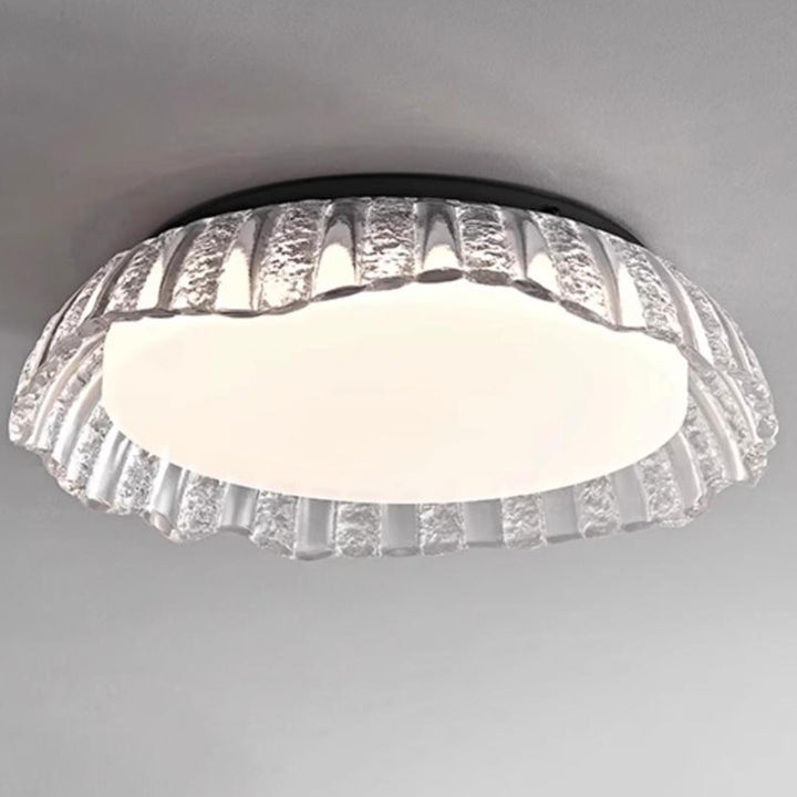 Moderne minimalistische runde Aluminium-Harz-LED-Deckenleuchte für das Schlafzimmer 