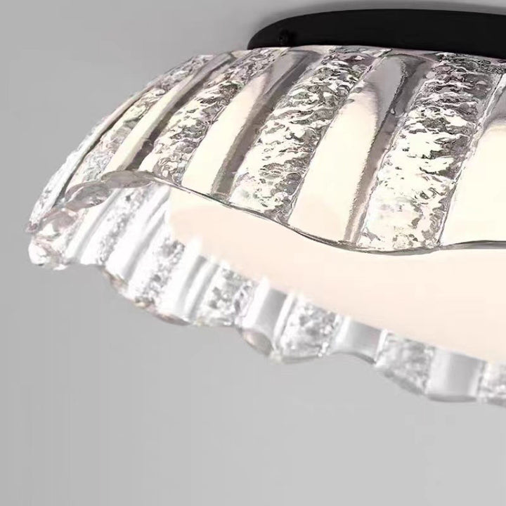 Moderne minimalistische runde Aluminium-Harz-LED-Deckenleuchte für das Schlafzimmer 