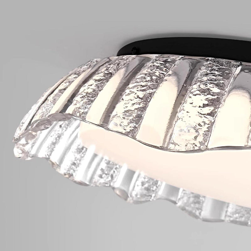 Moderne minimalistische runde Aluminium-Harz-LED-Deckenleuchte für das Schlafzimmer 