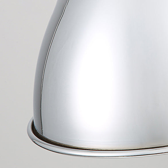 Moderna lámpara colgante minimalista de cúpula 1-luz de metal de hierro para techo de dormitorio 