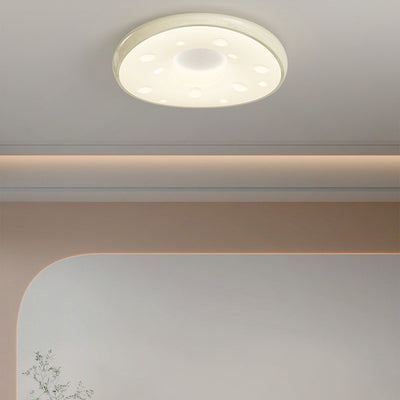 Modern Minimalist Oval LED Ceiling Light – Iron & Acrylic Flush Mount for Bedroom