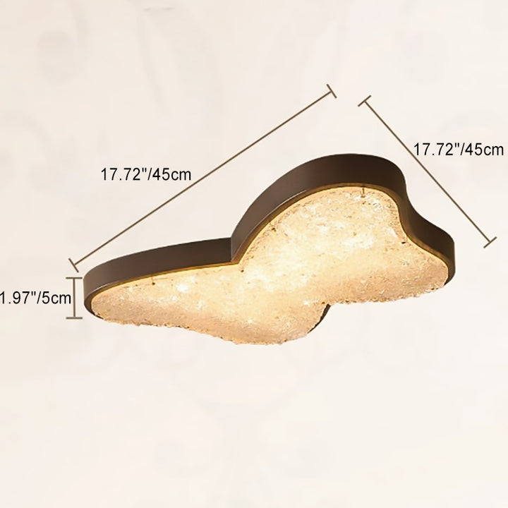 Traditionelle Vintage Schmetterling LED-Deckenleuchte – Legierung &amp; Acryl Deckenmontage für Schlafzimmer 