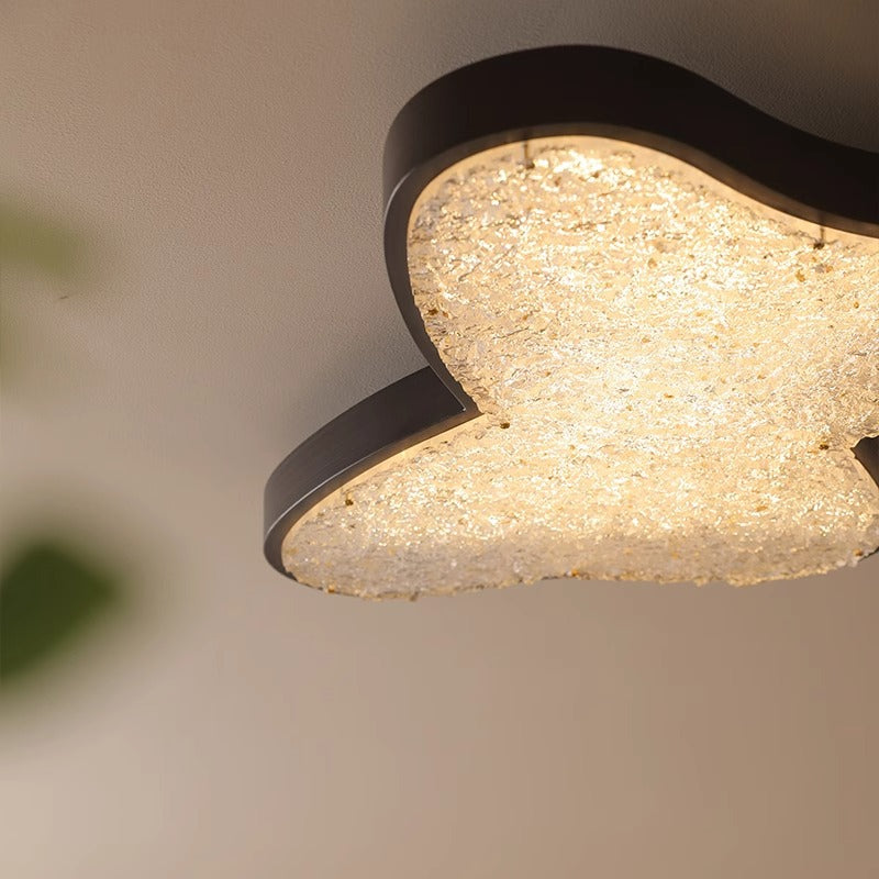 Traditionelle Vintage Schmetterling LED-Deckenleuchte – Legierung &amp; Acryl Deckenmontage für Schlafzimmer 